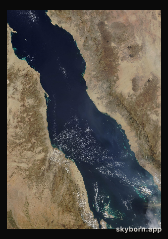The Earth on 2 November 2015 · Red Sea