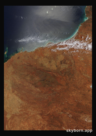 The Earth on 3 November 2015 · Pilbara, Western Australia