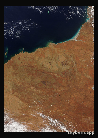 The Earth on 7 November 2015 · Pilbara, Western Australia