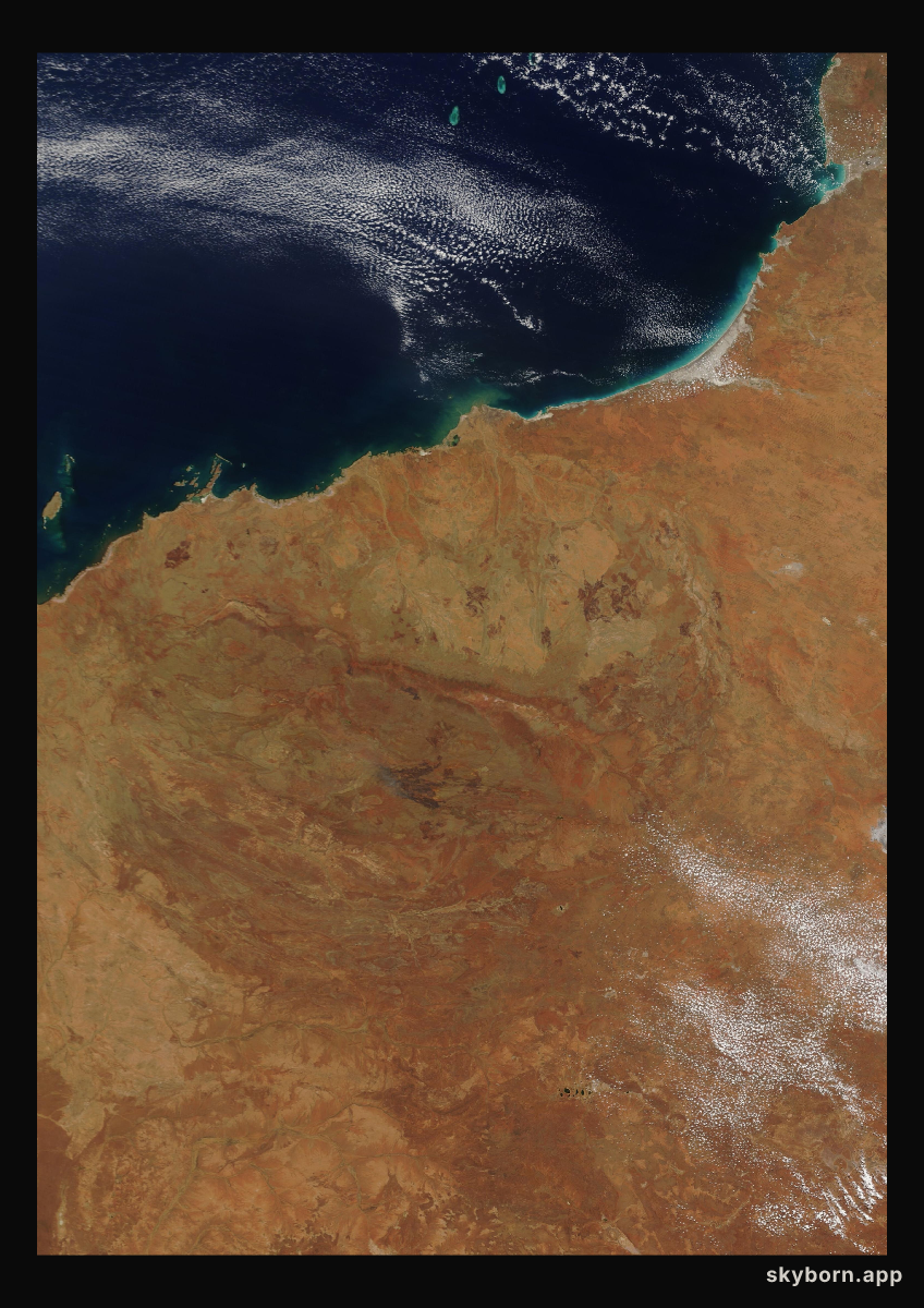 The Earth on 9 November 2015 · Pilbara, Western Australia