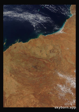 The Earth on 9 November 2015 · Pilbara, Western Australia
