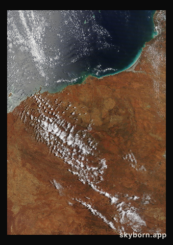 The Earth on 3 December 2015 · Pilbara, Western Australia