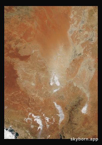The Earth on 5 December 2015 · Lake Eyre, Australia