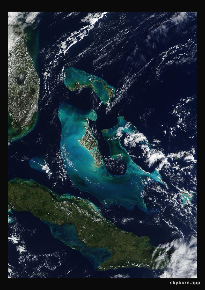 The Earth on 15 December 2015 · Bahamas