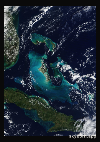 The Earth on 15 December 2015 · Bahamas