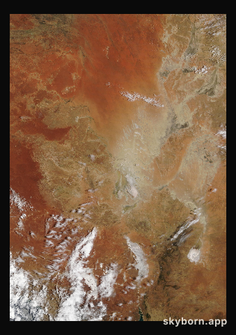 The Earth on 24 December 2015 · Lake Eyre, Australia