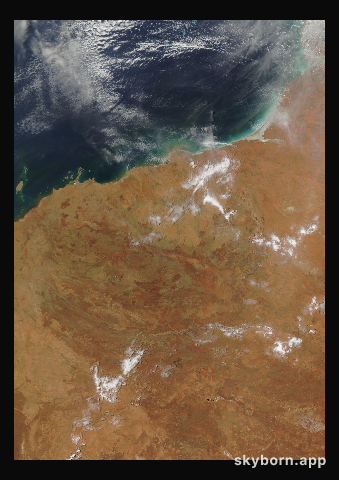 The Earth on 27 December 2015 · Pilbara, Western Australia