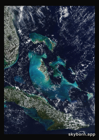 The Earth on 31 December 2015 · Bahamas