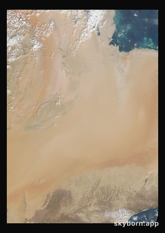 The Earth on 9 January 2016 · Empty Quarter, Arabia