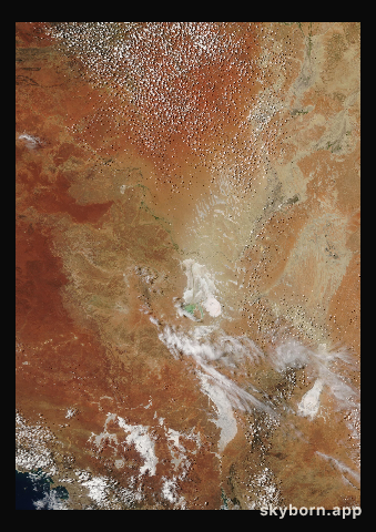 The Earth on 22 February 2016 · Lake Eyre, Australia