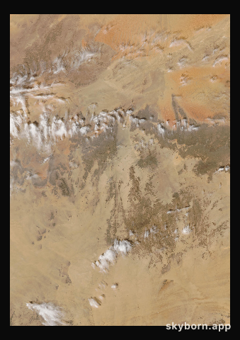 The Earth on 24 February 2016 · Sahara, Algeria