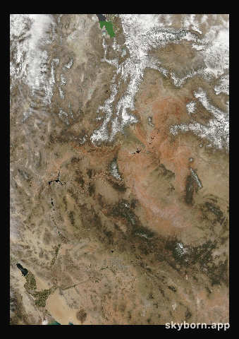 The Earth on 26 February 2016 · Colorado Plateau