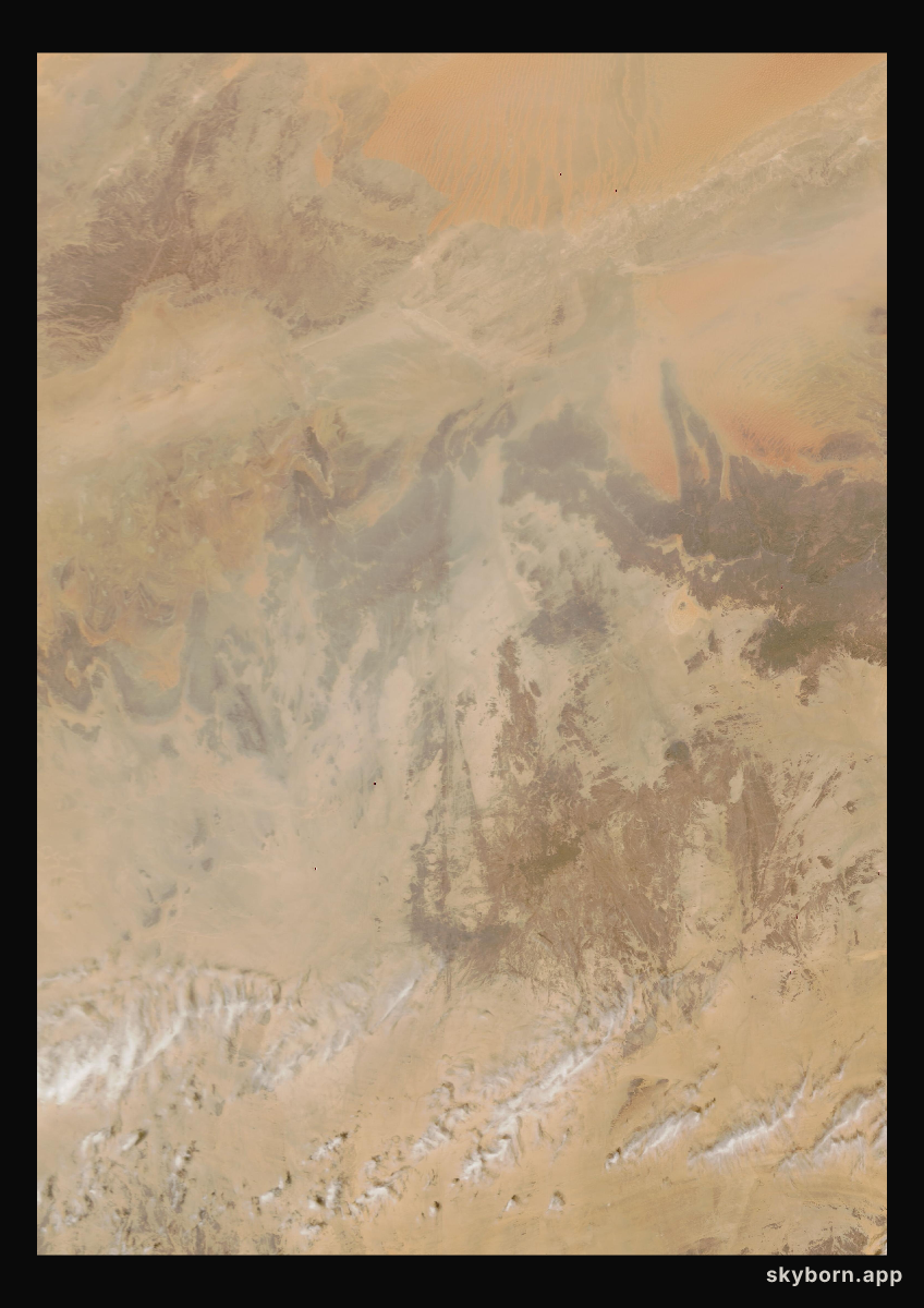 The Earth on 29 February 2016 · Sahara, Algeria