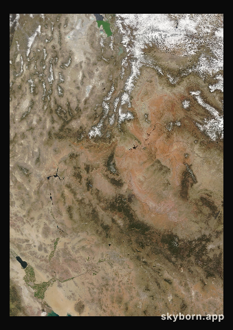 The Earth on 18 March 2016 · Colorado Plateau
