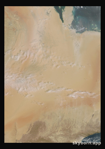 The Earth on 29 March 2016 · Empty Quarter, Arabia