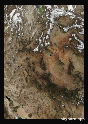 The Earth on 2 April 2016 · Colorado Plateau