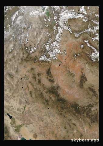 The Earth on 3 April 2016 · Colorado Plateau