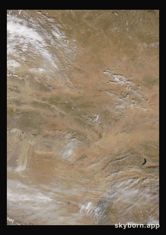 The Earth on 4 April 2016 · Gobi Desert