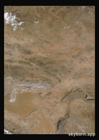 The Earth on 7 April 2016 · Gobi Desert