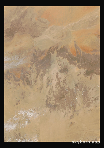The Earth on 8 April 2016 · Sahara, Algeria