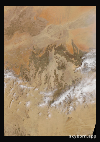 The Earth on 16 April 2016 · Sahara, Algeria