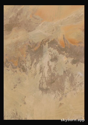 The Earth on 17 April 2016 · Sahara, Algeria