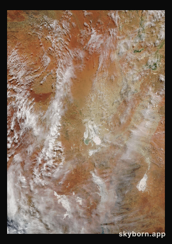 The Earth on 18 April 2016 · Lake Eyre, Australia