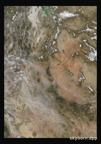 The Earth on 21 April 2016 · Colorado Plateau