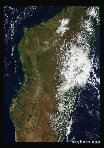 The Earth on 22 April 2016 · Madagascar