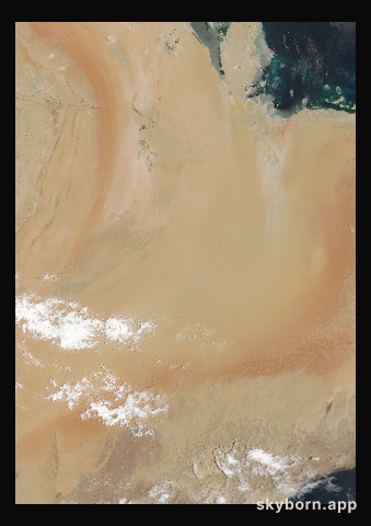 The Earth on 25 April 2016 · Empty Quarter, Arabia