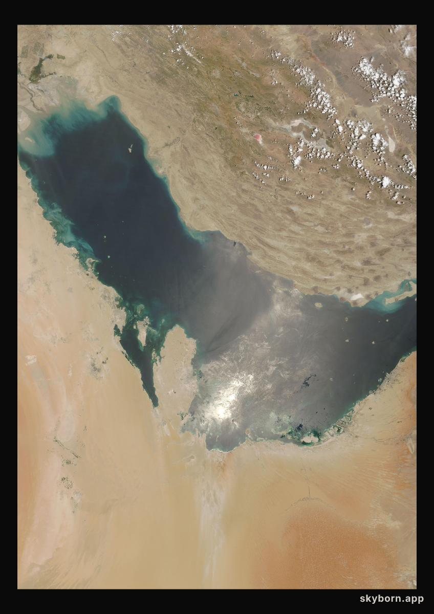 The Earth on 20 May 2016 · Persian Gulf