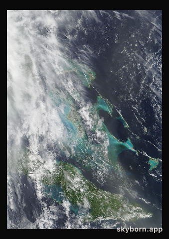 The Earth on 6 June 2016 · Bahamas