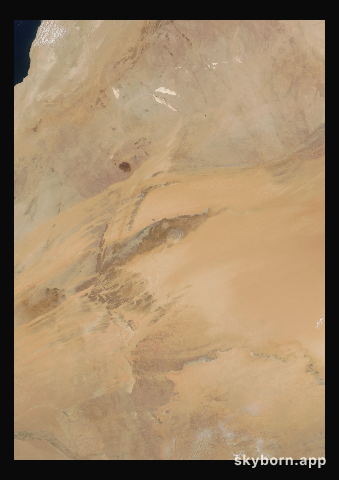 The Earth on 17 June 2016 · Eye of the Sahara, Mauritania