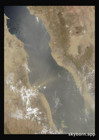 The Earth on 20 June 2016 · Red Sea