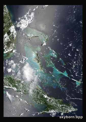 The Earth on 24 June 2016 · Bahamas