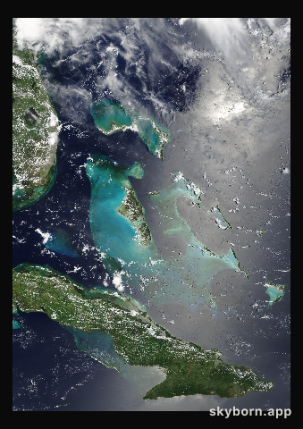 The Earth on 26 June 2016 · Bahamas
