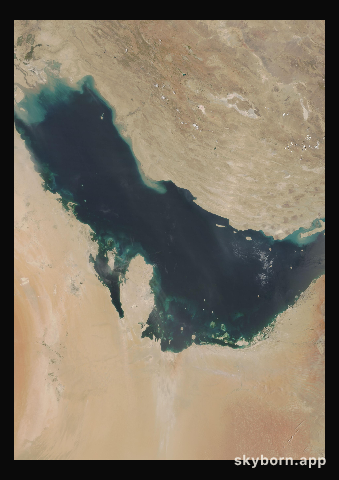 The Earth on 2 July 2016 · Persian Gulf