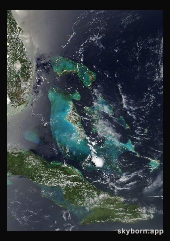 The Earth on 8 July 2016 · Bahamas