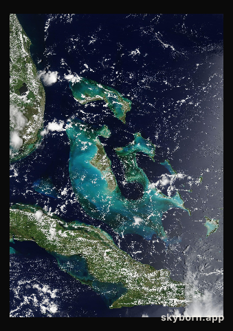 The Earth on 14 July 2016 · Bahamas