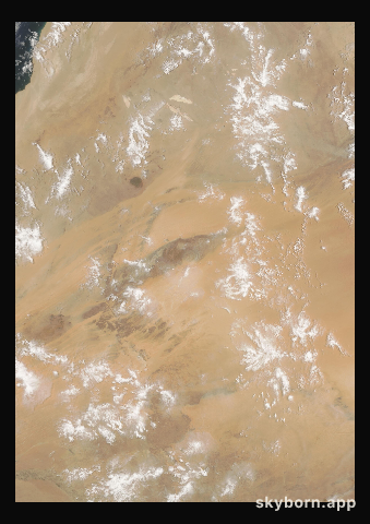 The Earth on 17 July 2016 · Eye of the Sahara, Mauritania