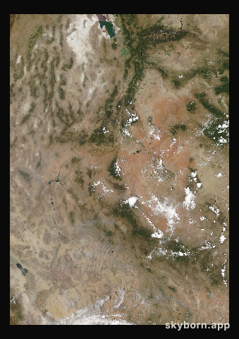 The Earth on 24 July 2016 · Colorado Plateau