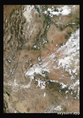 The Earth on 26 July 2016 · Colorado Plateau