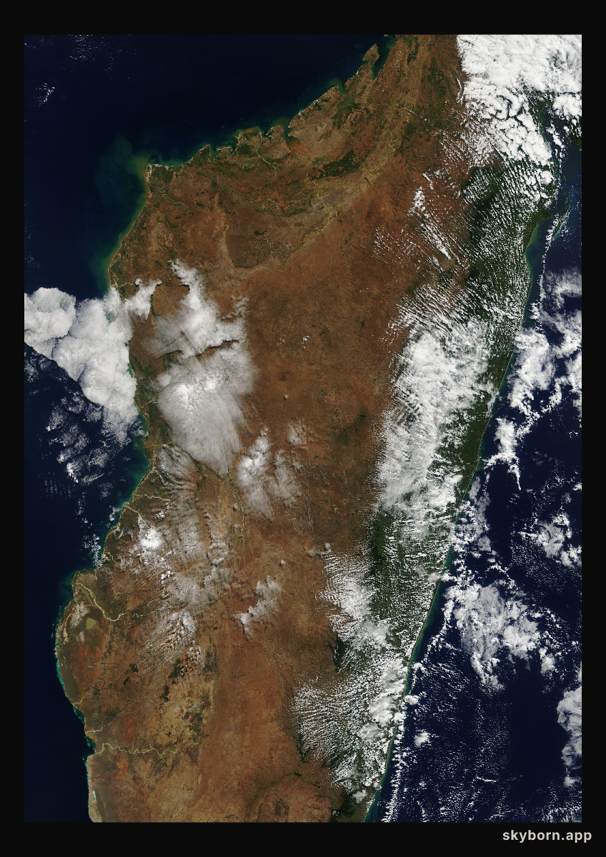 The Earth on 27 July 2016 · Madagascar