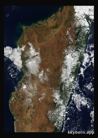 The Earth on 27 July 2016 · Madagascar