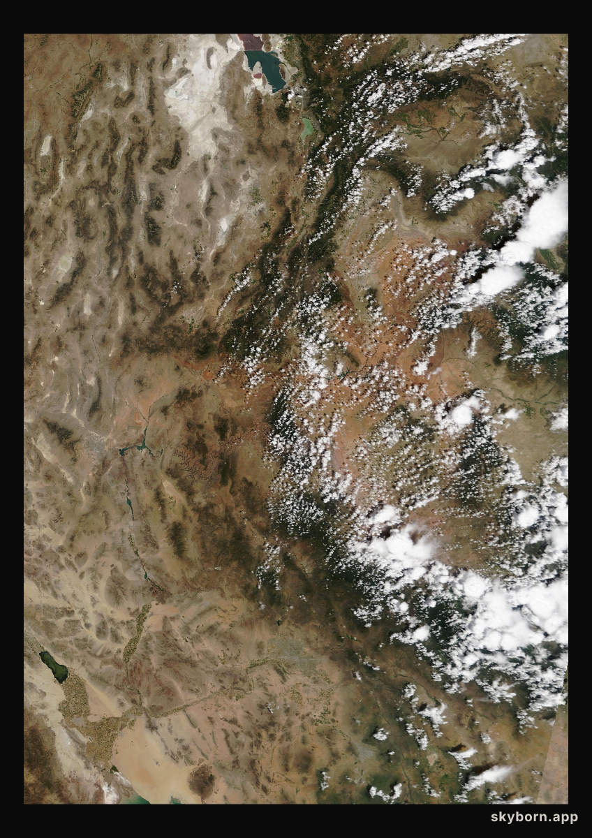 The Earth on 8 August 2016 · Colorado Plateau