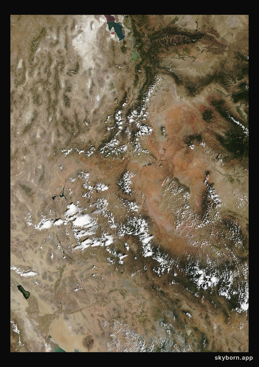 The Earth on 12 August 2016 · Colorado Plateau