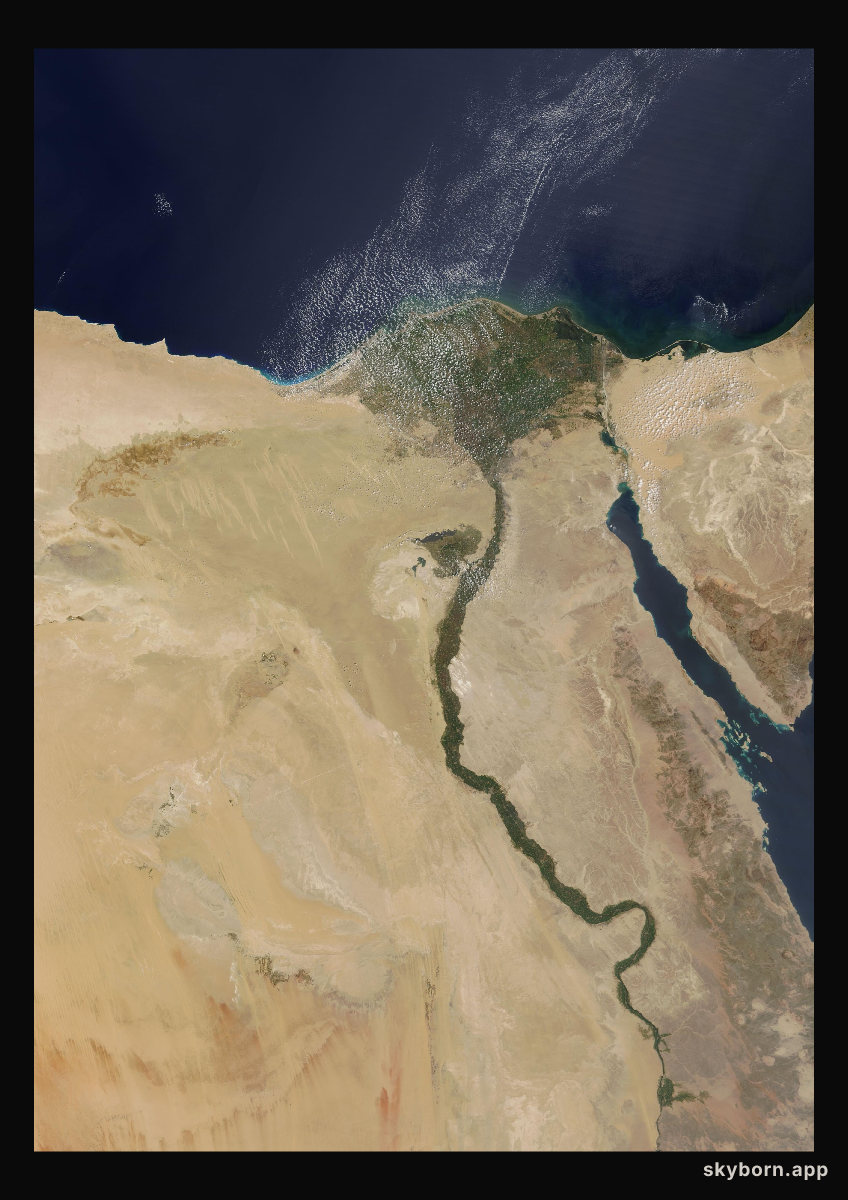 The Earth on 2 September 2016 · Nile Delta and Sinai