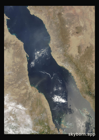 The Earth on 3 September 2016 · Red Sea