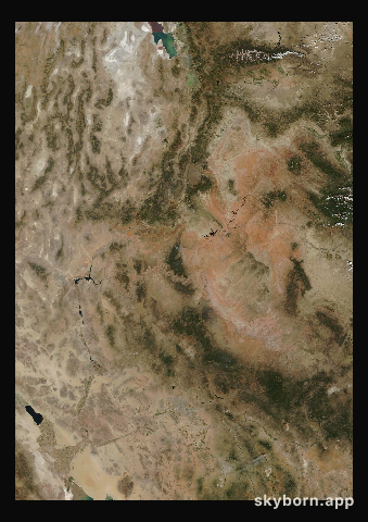 The Earth on 17 September 2016 · Colorado Plateau