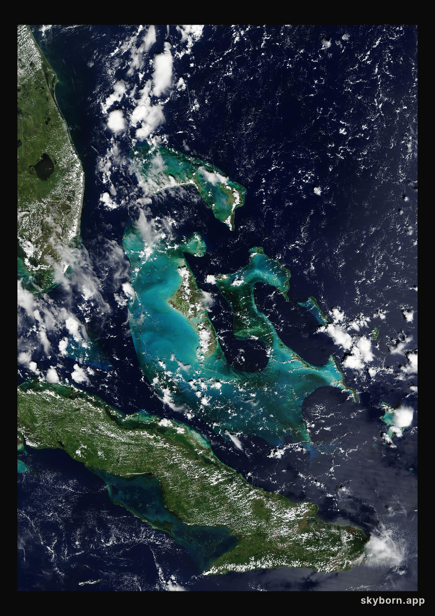 The Earth on 23 September 2016 · Bahamas